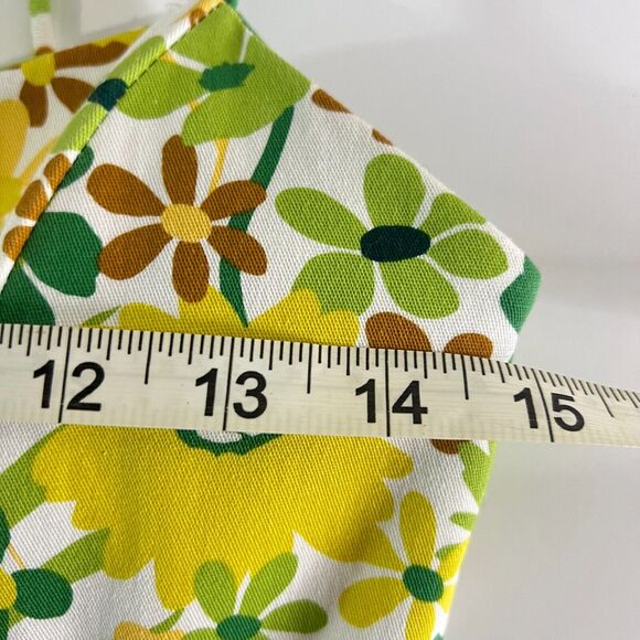 Vintage Y Apparel Retro Fit and Flare‎ Dress Size Small Tie Waist Boned Bodice - Picture 8 of 13